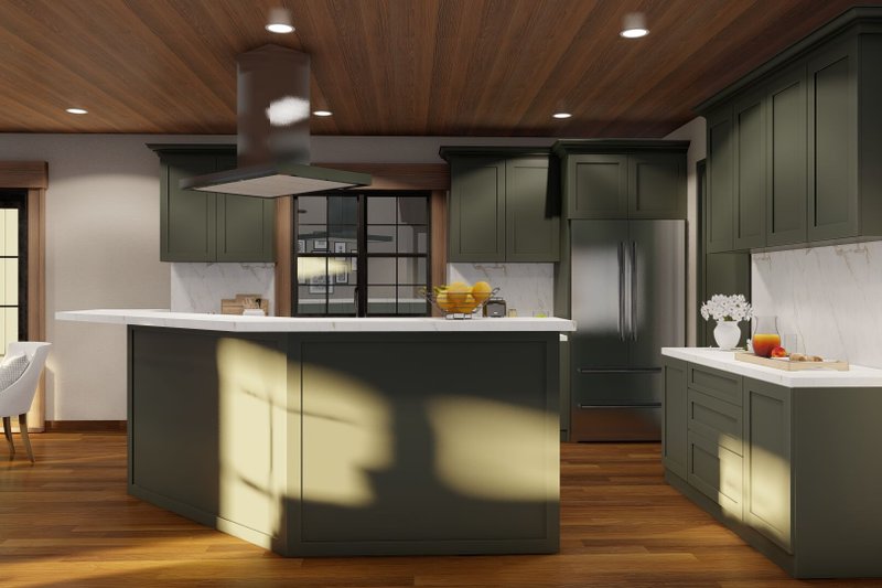 House Plan Design - Interior - Kitchen for Craftsman House Plan #17-3429 - 4 bed, 5.5 bath