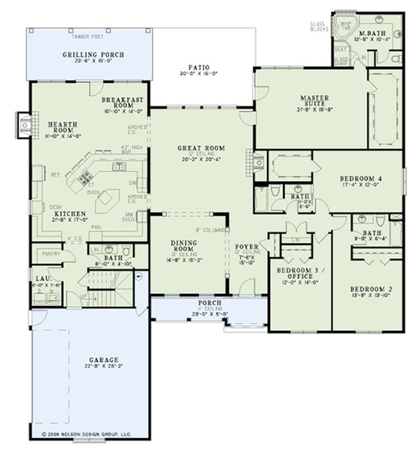 Home Plan - European Floor Plan - Main Floor Plan #17-3331