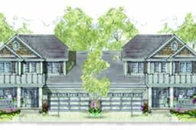 Architectural House Design - Cottage Exterior - Front Elevation Plan #20-1346