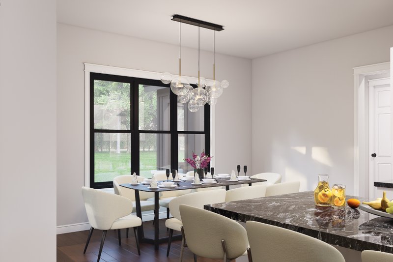 Architectural House Design - Interior - Dining Room for Farmhouse House Plan #932-1382 - 3 bed, 2.5 bath