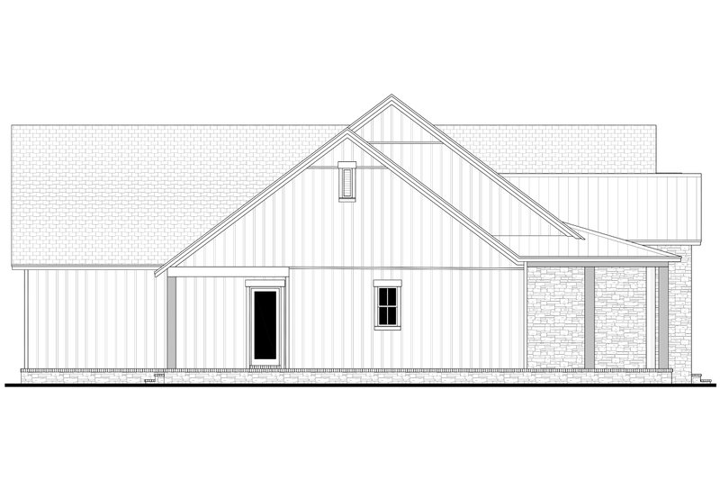 House Design - Exterior - Other Elevation for Farmhouse House Plan #430-345 - 3 bed, 3.5 bath
