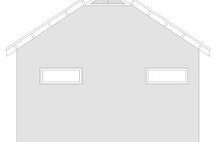 Exterior - Rear Elevation for Craftsman House Plan #932-745, 1 bath
