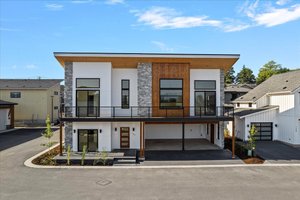 House Blueprint - Exterior - Front Elevation for Contemporary House Plan #1070-237 - 2 bed, 2.5 bath