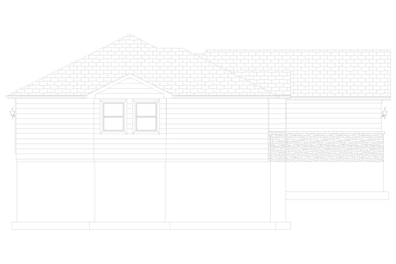 Home Plan - Exterior - Other Elevation for Craftsman House Plan #1060-271 - 3 bed, 2 bath