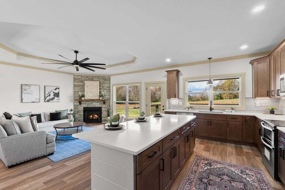 Interior - Other 2 for Farmhouse House Plan #123-122 - 3 bed, 2 bath