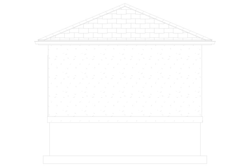 Home Plan - Exterior - Rear Elevation for Traditional House Plan #1060-146, 0 bath