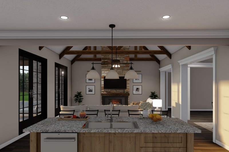 Dream House Plan - Interior - Kitchen for European House Plan #17-3414 - 4 bed, 3.5 bath