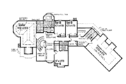 Tudor Style House Plan - 4 Beds 3 Baths 4088 Sq/Ft Plan #47-199 
