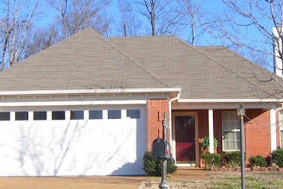 Exterior - Front Elevation for European House Plan #81-13782 - 3 bed, 2 bath