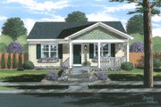 Cottage Style House Plan - 2 Beds 1 Baths 1029 Sq/Ft Plan #46-906 