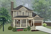 Southern Style House Plan - 3 Beds 2.5 Baths 1280 Sq/Ft Plan #79-168 