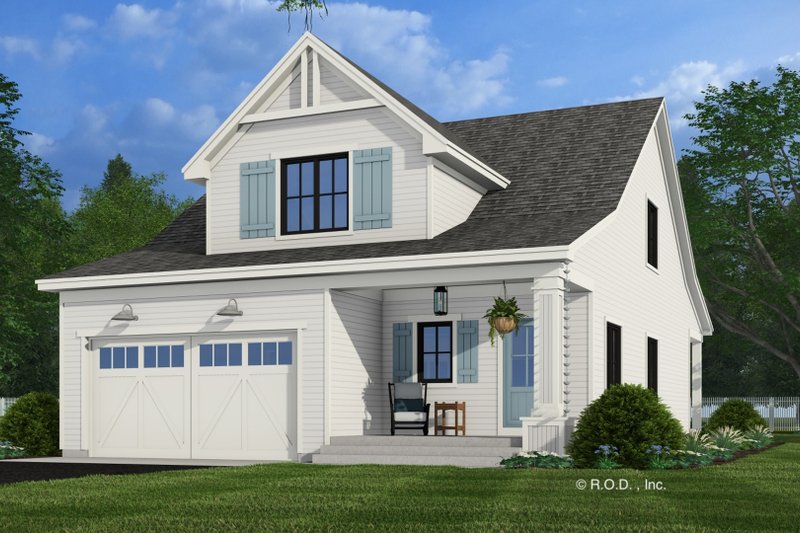 House Plan Design - Exterior - Front Elevation 4 for Farmhouse House Plan #51-1285 - 3 bed, 3.5 bath