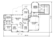 European Style House Plan - 4 Beds 3.5 Baths 4371 Sq/Ft Plan #65-189 