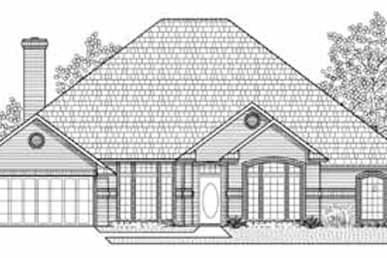 Exterior - Front Elevation for Traditional House Plan #65-153 - 4 bed, 2.5 bath