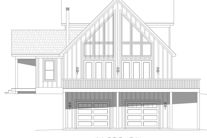 Home Plan - Exterior - Other Elevation 1 for Southern House Plan #932-839 - 3 bed, 2 bath