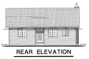 Cabin Style House Plan - 2 Beds 1 Baths 799 Sq/Ft Plan #18-162 