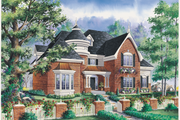 Victorian Style House Plan - 3 Beds 2 Baths 3663 Sq/Ft Plan #25-4775 