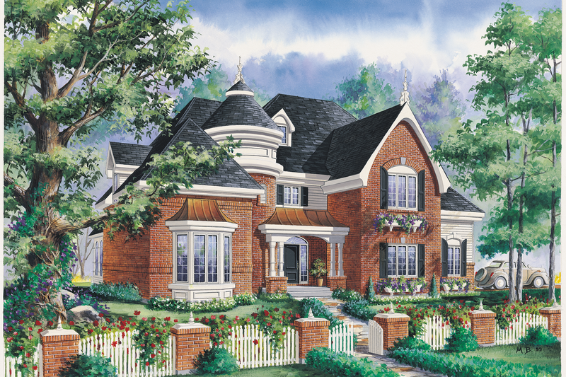 Victorian Style House Plan - 3 Beds 2 Baths 3663 Sq/Ft Plan #25-4775