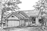 Traditional Style House Plan - 3 Beds 1 Baths 1227 Sq/Ft Plan #50-154 