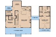 Cottage Style House Plan - 3 Beds 3 Baths 1649 Sq/Ft Plan #923-262 
