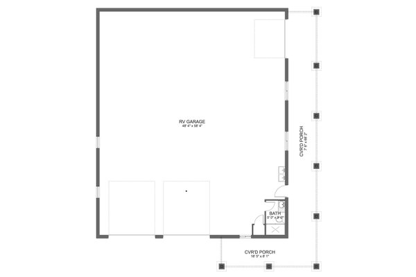 Traditional Floor Plan - Main Floor Plan #1060-296