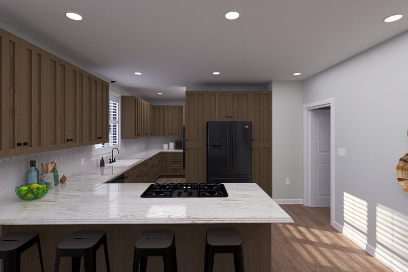 Architectural House Design - Interior - Kitchen 2 for Traditional House Plan #1060-346 - 3 bed, 2.5 bath