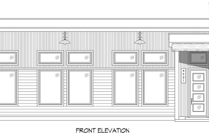 Dream House Plan - Exterior - Front Elevation 3 for Contemporary House Plan #932-641 - 3 bed, 3 bath
