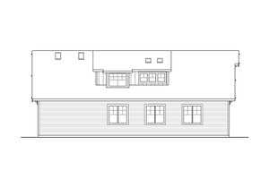 Exterior - Other Elevation for Craftsman House Plan #124-1250 - 1 bed, 1.5 bath