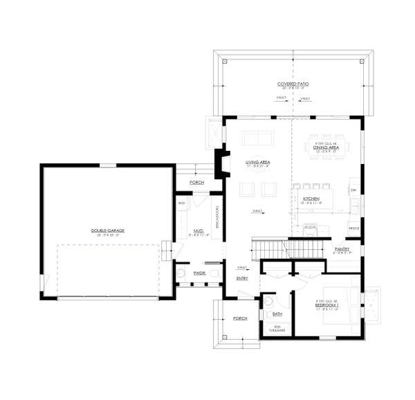 Cabin Floor Plan - Other Floor Plan #1114-9