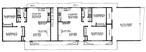 Ranch Floor Plan - Main Floor Plan #303-268