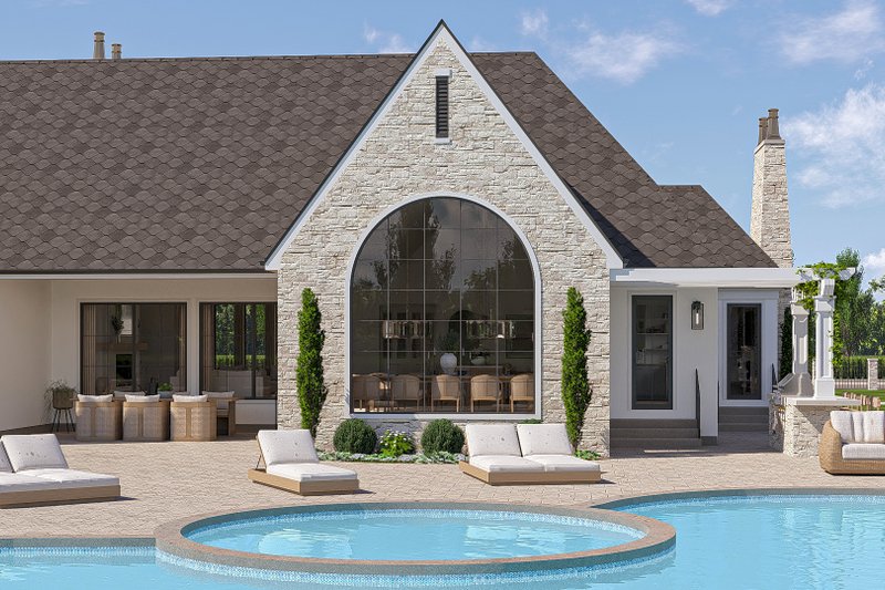 Home Plan - Exterior - Other Elevation 6 for Cottage House Plan #455-562 - 3 bed, 3.5 bath