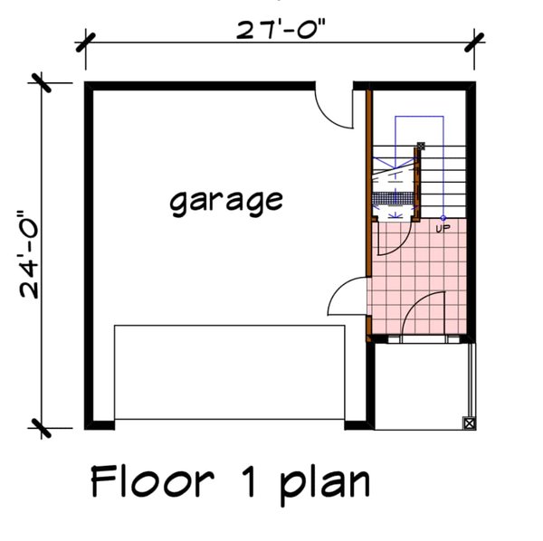 Traditional Floor Plan - Lower Floor Plan #79-145
