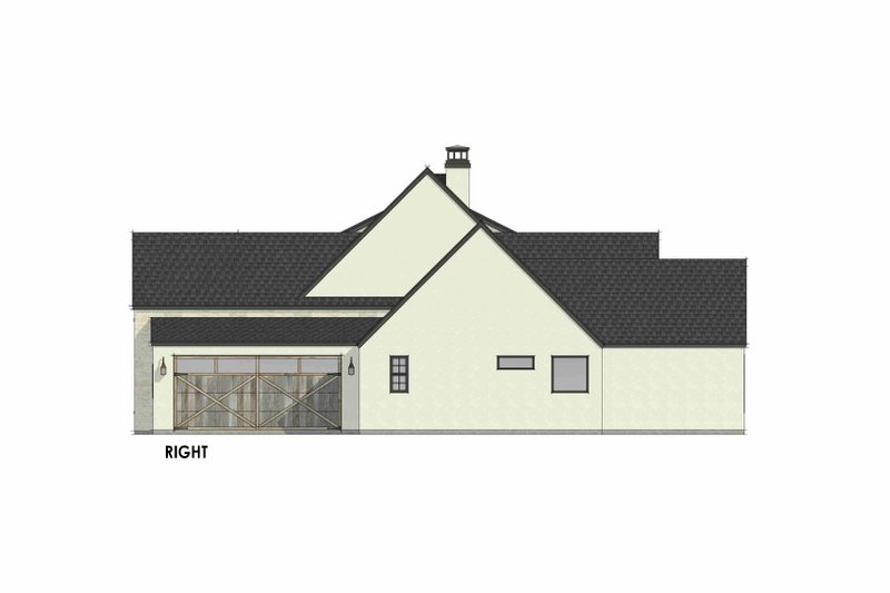 Dream House Plan - Exterior - Other Elevation 1 for European House Plan #1096-89 - 4 bed, 3 bath