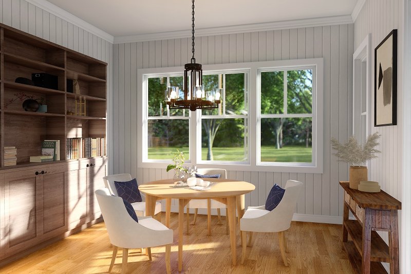 House Plan Design - Interior - Dining Room for Ranch House Plan #54-553 - 3 bed, 2.5 bath