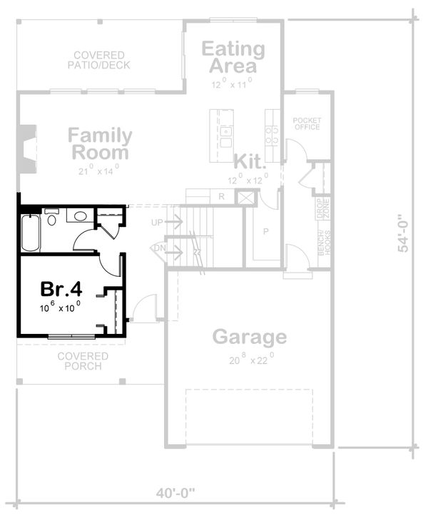 Dream House Plan - Traditional Floor Plan - Other Floor Plan #20-2397