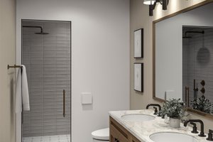 Interior - Bathroom 1 for Farmhouse House Plan #455-377 - 3 bed, 2.5 bath