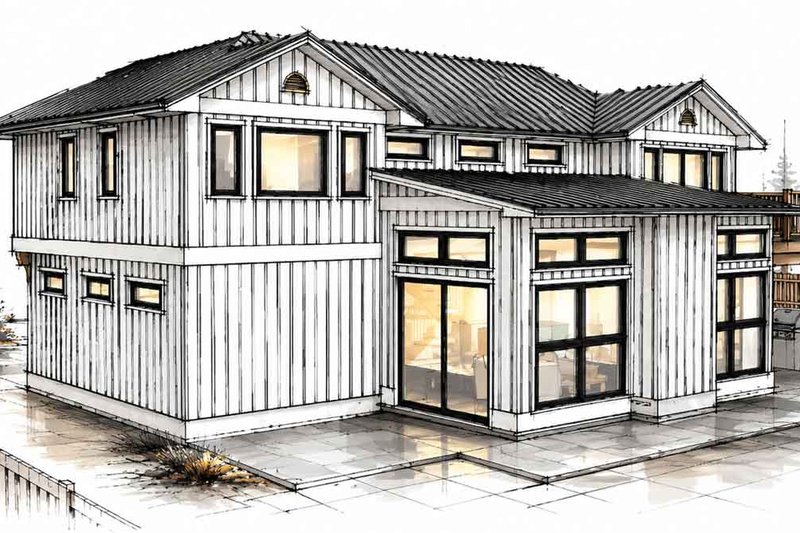 Home Plan - Exterior - Other Elevation 3 for Country House Plan #1101-71 - 3 bed, 2.5 bath