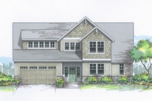 Traditional Exterior - Front Elevation Plan #53-615