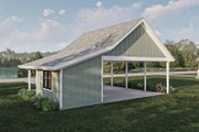 Modern Style House Plan - 0 Beds 0 Baths 645 Sq/Ft Plan #455-579 Exterior 