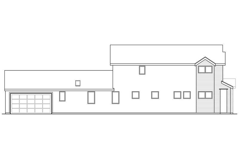 Architectural House Design - Exterior - Other Elevation House Plan #124-908 - 3 bed, 2.5 bath
