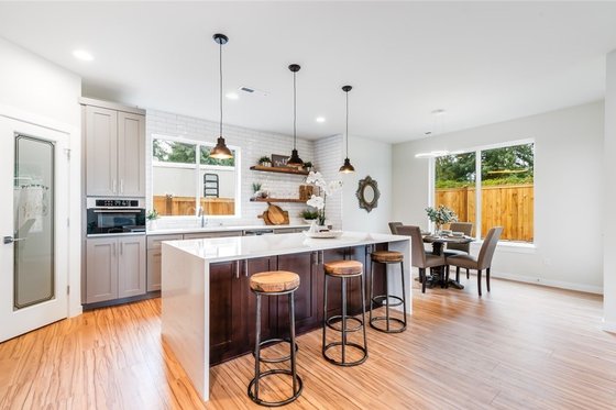 Interior - Kitchen for Contemporary House Plan #1066-88 - 4 bed, 2.5 bath