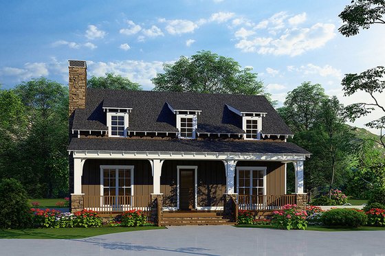 Exterior - Other Elevation for Farmhouse House Plan #923-245 - 3 bed, 3.5 bath