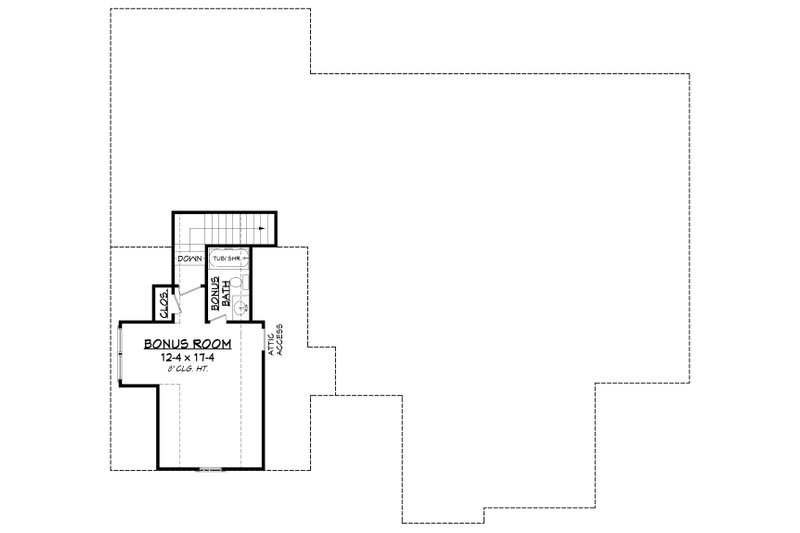 House Plan Design - Floor Plan - Other Floor for Country House Plan #430-194 - 4 bed, 2 bath