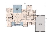 Craftsman Style House Plan - 4 Beds 3.5 Baths 3892 Sq/Ft Plan #124-1459 Floor 