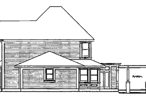 Exterior - Rear Elevation for Victorian House Plan #410-112 - 4 bed, 3 bath
