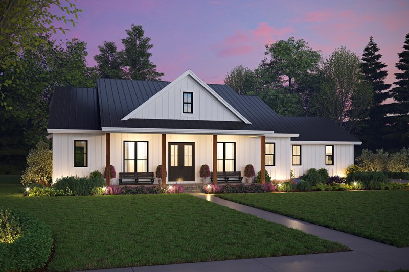 House Design - Exterior - Front Elevation 3 for Farmhouse House Plan #48-1182 - 3 bed, 3 bath