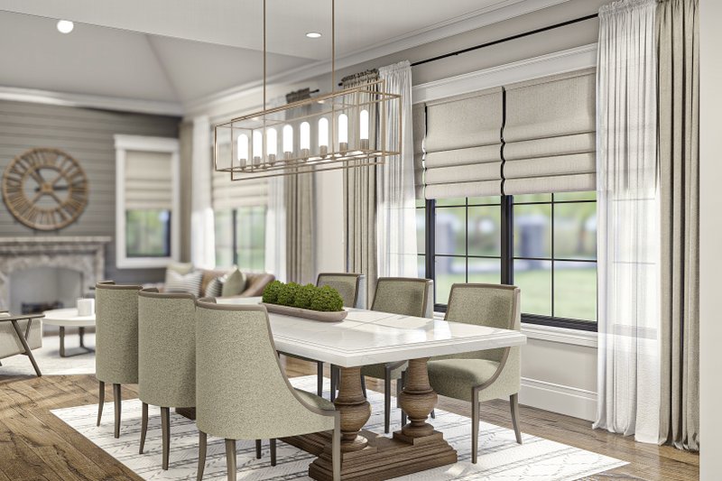 House Plan Design - Interior - Dining Room 1 for Modern House Plan #455-518 - 3 bed, 2.5 bath
