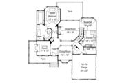 Country Style House Plan - 4 Beds 3.5 Baths 2790 Sq/Ft Plan #429-20 