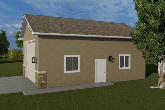 Exterior - Other Elevation for Victorian House Plan #1060-77, 0 bath