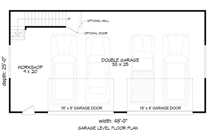 Dream House Plan - Floor Plan - Main Floor for Contemporary House Plan #932-986, 0 bath